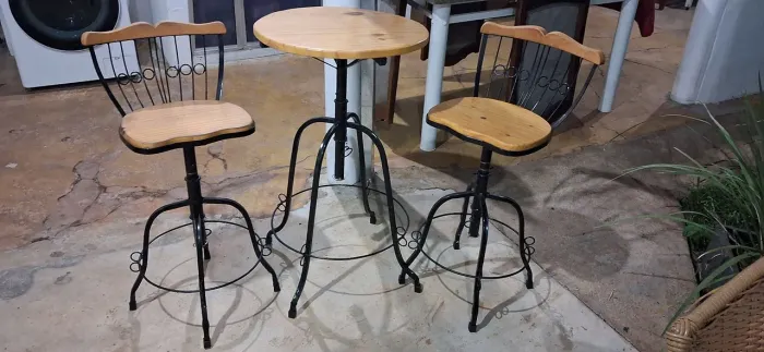 Vendo mesa bistro de ferro