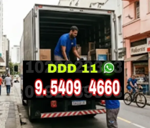 Frete e Mudanças com Veículo Baú