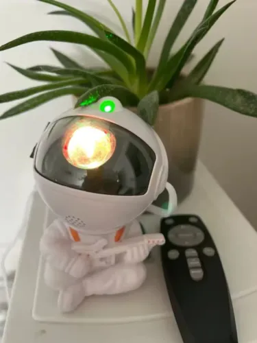 Projetor de Galáxias Astronauta, Decore seu Universo!