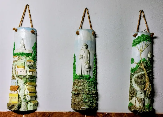 Telhas decoradas
