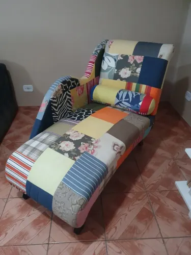 Poltrona Chaise colorida