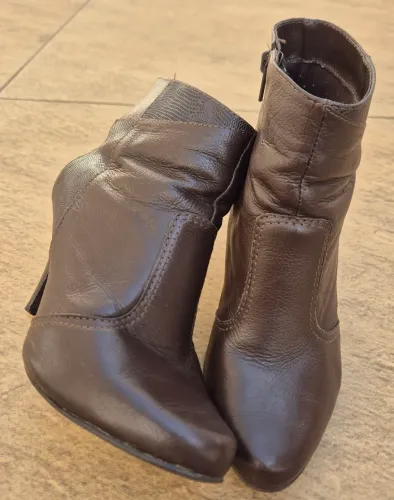 bota ibiza feminina couro marrom 35