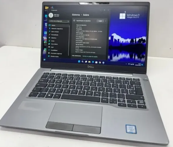Notebook Dell i7 da 8 geração,  8gb de memória,  ssd m2 256gb,  Windows 11, touch-screen 