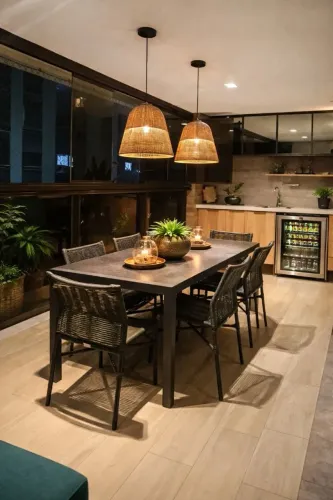 Mesa e cadeiras CABANA