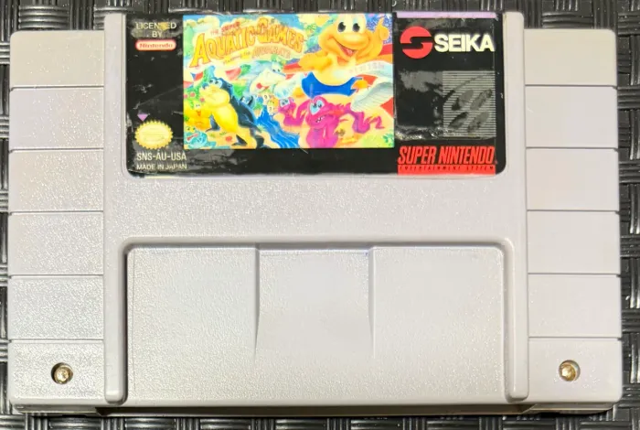The Super Aquatic Games Original SNES USA Aquabats Seika Raro