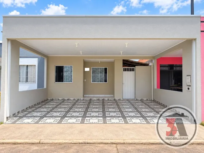 Casa 2/4 c/ garagem - Bairro Novo PVH