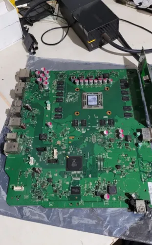 Placa mãe com processador + leitor cd Xbox One Ori