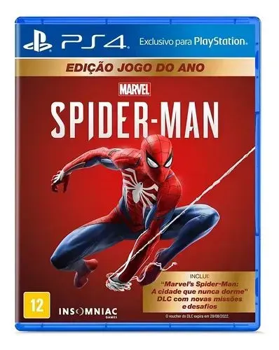 Jogo Spider Man Ps4 Ps5 - Com a DLC Disponível