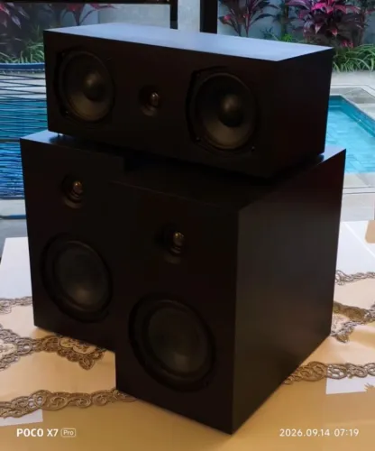 TRIO FRONTAL CENTRAL DIY (AAT RAKT C140) + PAR FRONTAL BOOKSHELF DIY (AAT BSF-100)