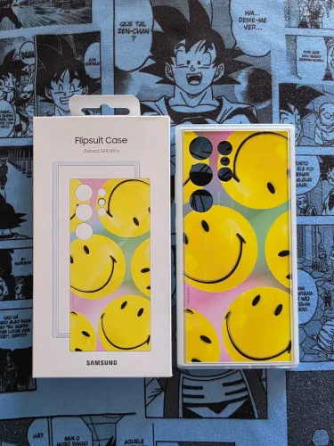 Capa S24 Ultra Flipsuit Emoji 