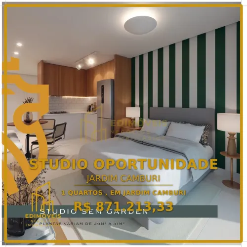 Viva com Estilo: Studio Moderno em Jardim Camburi, Vitória