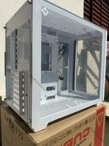 gabinete aquario superframe Cube, ARGB, ATX White lacrado