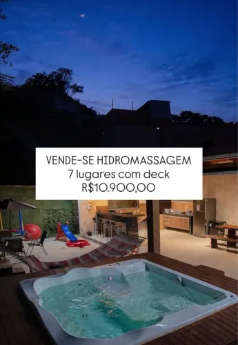 Banheira de hidromassagem completa