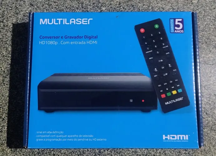 Conversor e Gravador Digital Full HD para TV