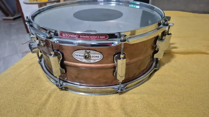 Caixa Pearl Sensitone modificada martelada 14 por 5 1/2"