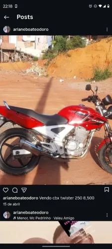 CBX Twister 250,roça
