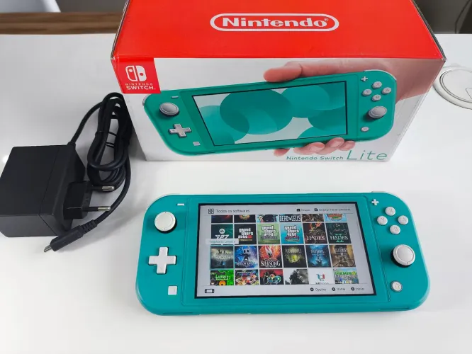 Nintendo Switch lite DESBLOQUEADO 512 GB