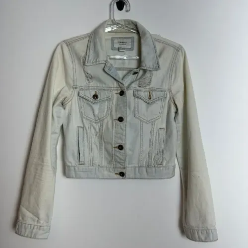 jaqueta jeans forever 21
