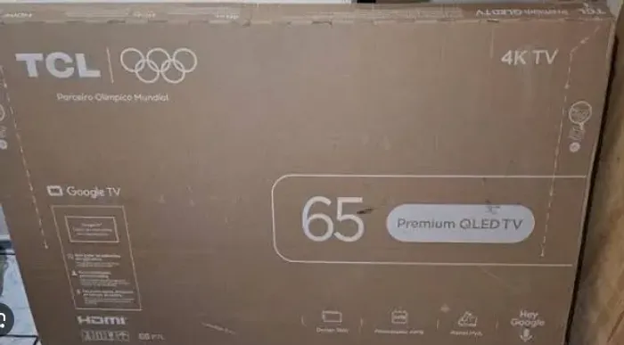 Smart TV 65? TCL P7L QLED 4K 120Hz Nova Lacrada