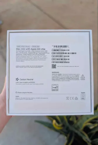 Mac mini m4 16gb de RAM 256gb 