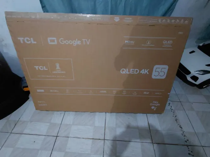 TV tcl 55 QLED. Nova