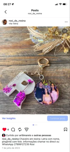 Personalizado em resina