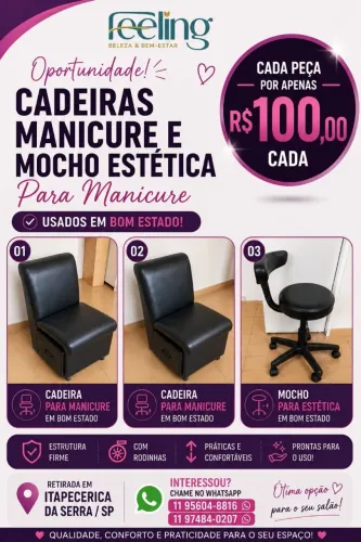 Cadeira de manicure
