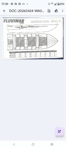 Barco boto 5001 fluvar motor 30 + carreta