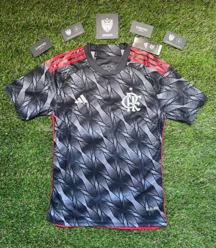 Camisa Flamengo III 24/25 - Adidas - Torcedor - Cinza - M