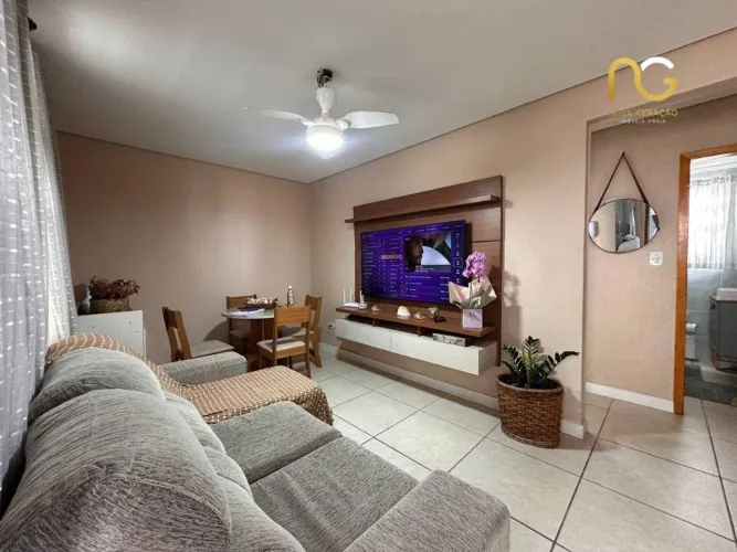 Apartamento com 1 dormitório à venda, 43 m² por R$ 266.000,00 - Vila Guilhermina - Praia G