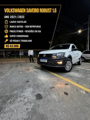 Volkswagen Saveiro Robust 1.6 Total Flex 8V 2022