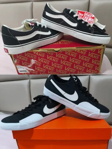 TÊNIS NIKE BLAZER SB COURT / TÊNIS VANS SK8 ORIGINAL NOVO n41 2 UNIDADES