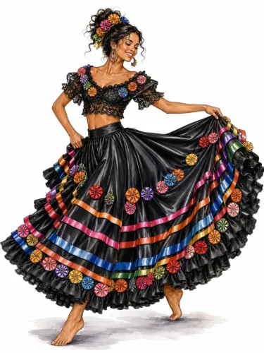 CONJUNTO SAIA+BLUSA CARIMBÓ