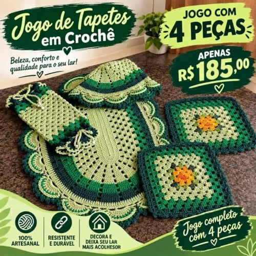 Tapete em croché 