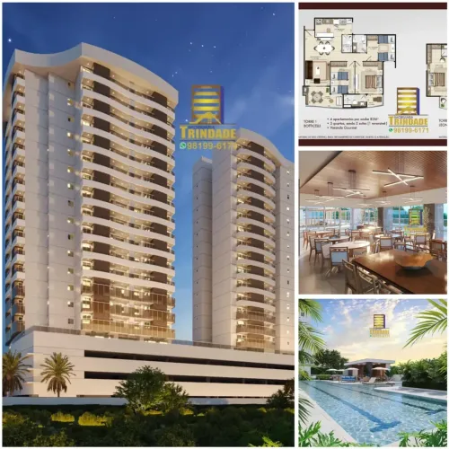 EXCLUSIVO Apartamento No RENASCENÇA, Px FACULDADE CEUMA,TROPICAL SHOPPING, APTO 83m e 110m