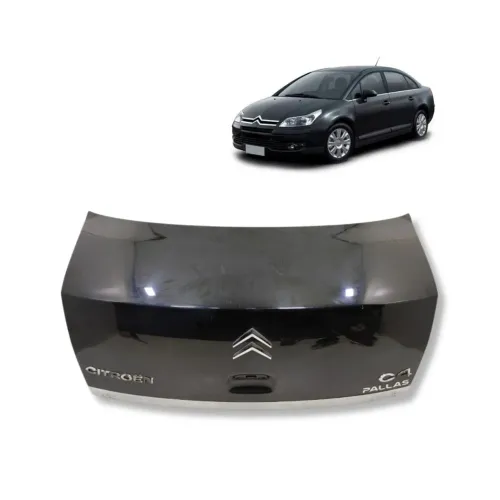 Tampa Traseira Citroen C4 Pallas 2007 a 2013 Preto (Peça:1)