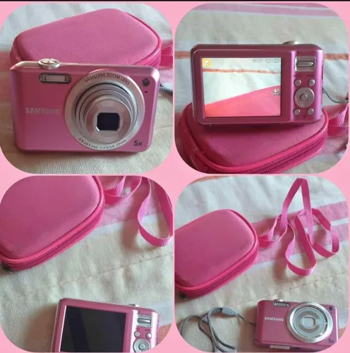 Camera digital Samsung ES 70 cor rosa