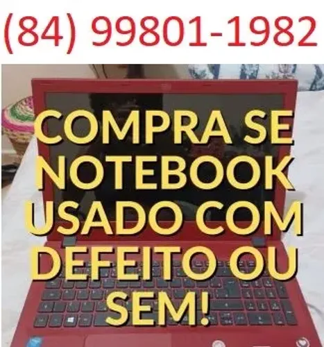 Notebook com defeito