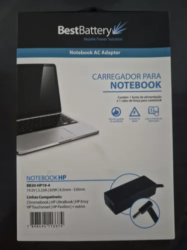 CARREGADOR PARA NOTEBOOK HP BB20-HP19-4