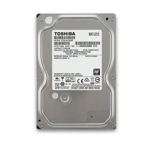 HD Interno Toshiba Desktop 500GB 3.5 Polegadas SATA III DT01ACA050 Para PC Desktop