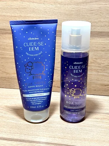 Body Splash + Hidratante Corporal - Cuide-se Bem - Boa Noite - O Boticário