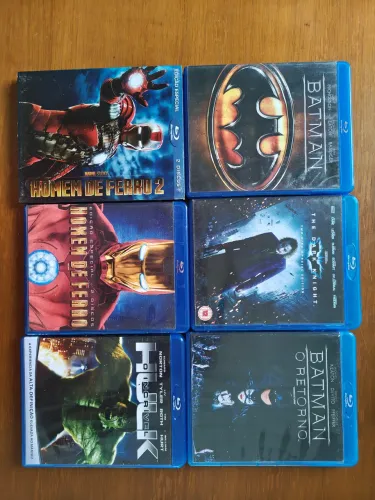 Blu Ray filmes heróis