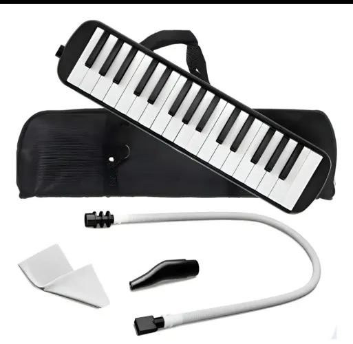 escaleta musical com 32 teclas mais capa + acessórios, nova!