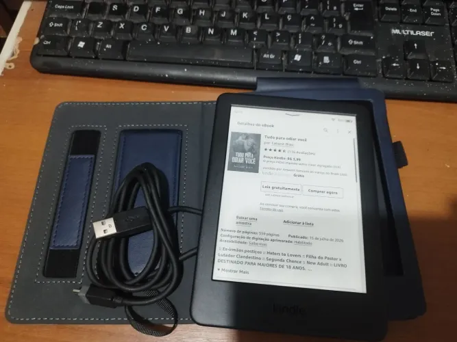 Amazon Kindle 10 geração, 6gb , controle de brilho