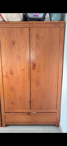 Guarda-roupa madeira maciça duas portas