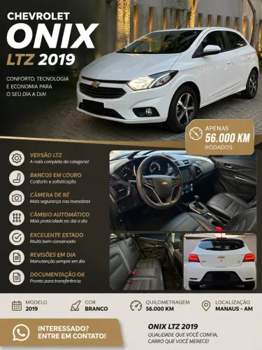 Chevrolet Onix Hatch LTZ 1.4 8V Flex Aut. 4P 2019