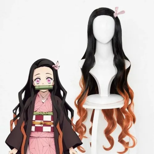 Peruca Nezuko para cosplay
