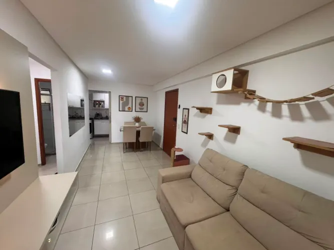 Apartamento 2 Quartos Mobiliado - 60m² - Edf. Studio Madison - Para Locação