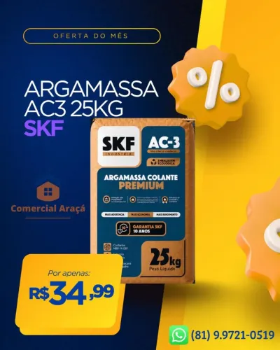 Argamassa AC3 SKF 25KG
