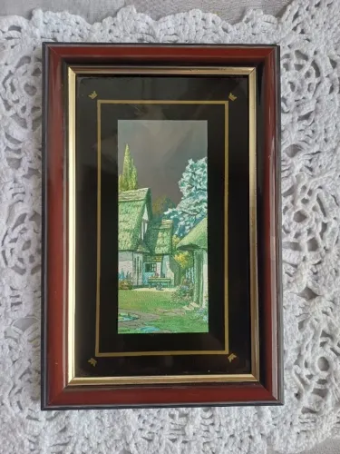 Quadro holográfico anos 80